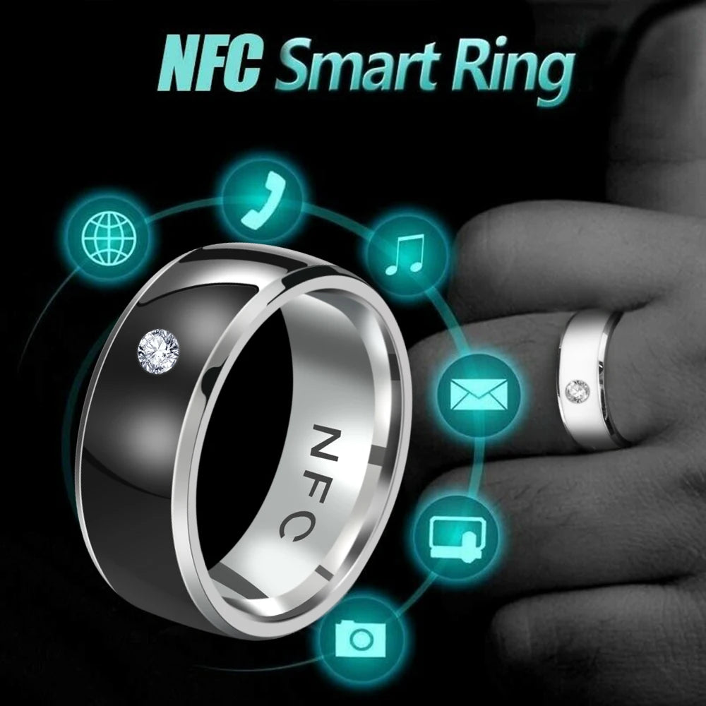 Vuria® Titanium NFC Smart Ring (Fully Programmable)