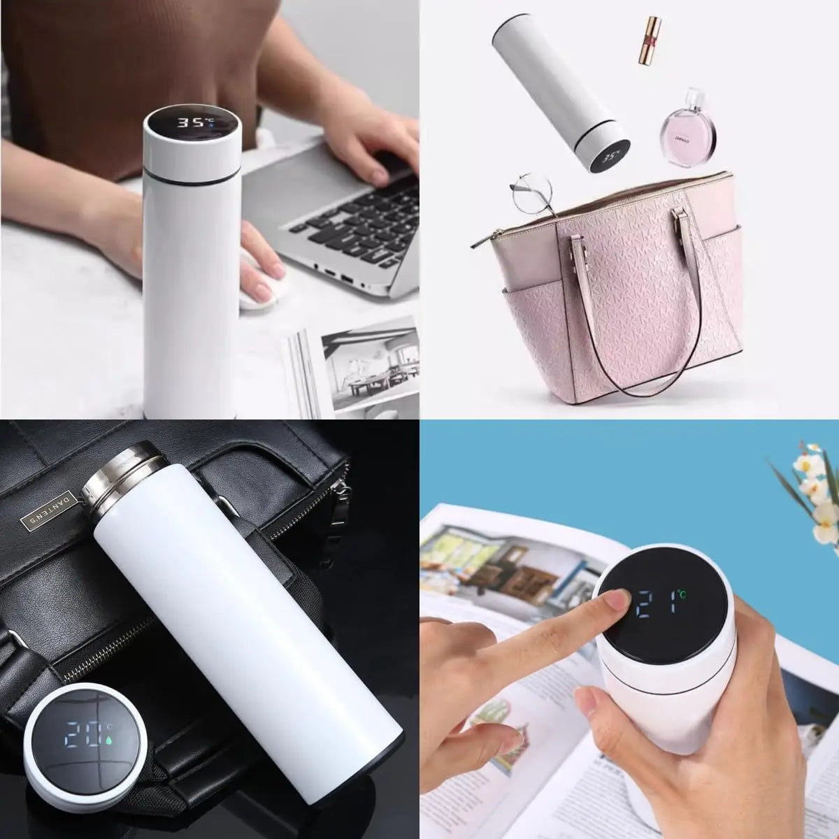 Vuria® Smart LED Temperature Water Bottle