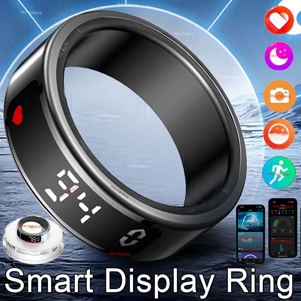 Vuria® Smart Touch Ring with Interactive Display (Health & Fitness Tracker)