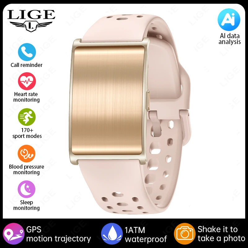 Vuria® Minimalist AI Health & Fitness Band (24/7 Vitals Monitor)