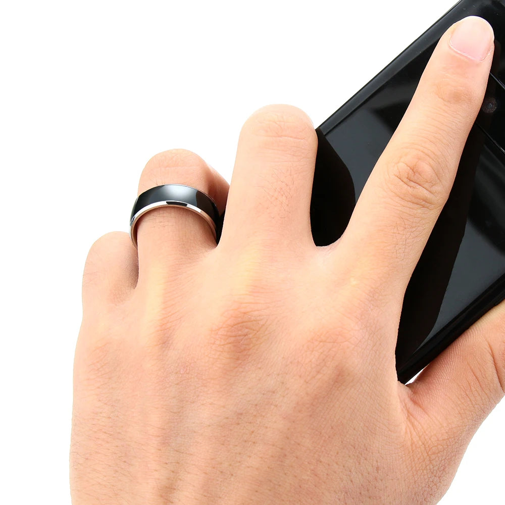 Vuria® Titanium NFC Smart Ring (Fully Programmable)