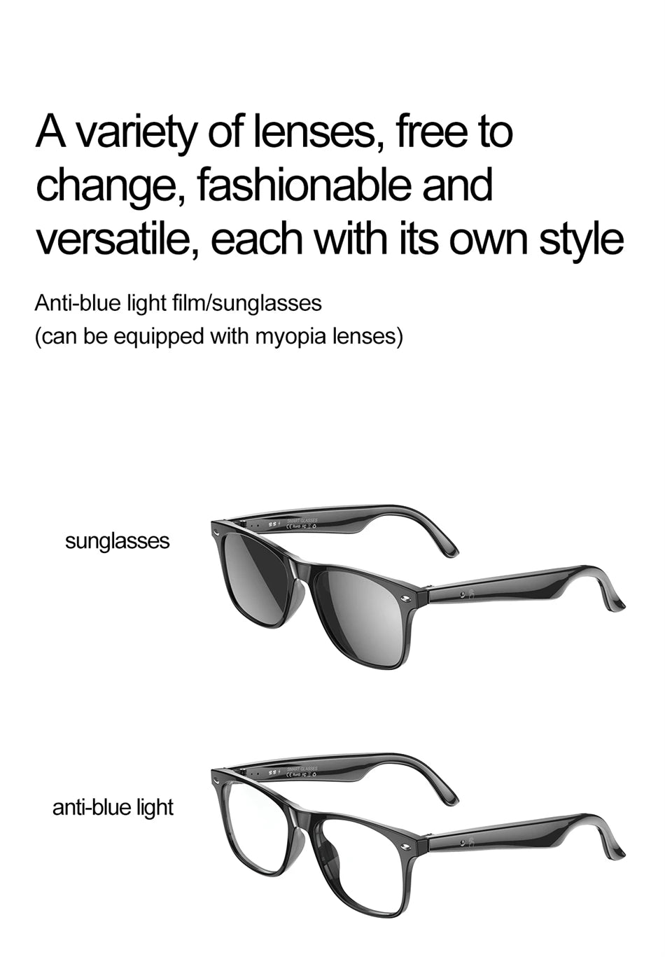 Vuria® Ultra-Light AI Translation Smart Glasses (Anti-Blue Light)