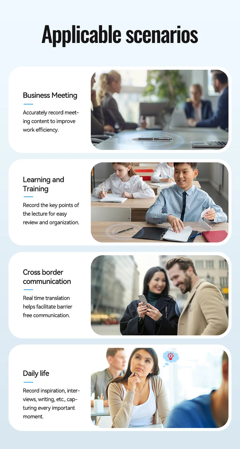 Vuria® Smart AI Voice Recorder with ChatGPT Transcription