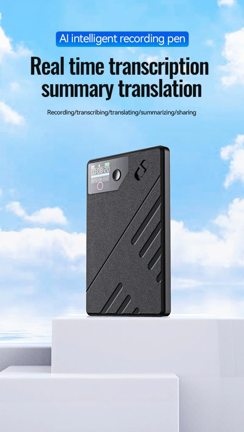Vuria® Magnetic AI Voice & Call Recorder with ChatGPT Intelligence