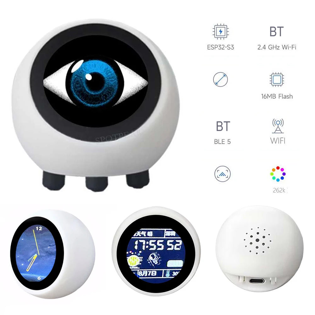 Vuria® Smart AI Desktop Robot (DeepSeek Voice Assistant & Weather Station)