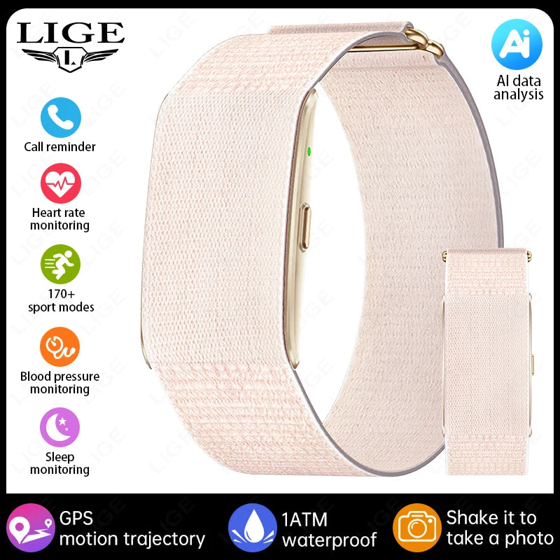 Vuria® Minimalist AI Health & Fitness Band (24/7 Vitals Monitor)