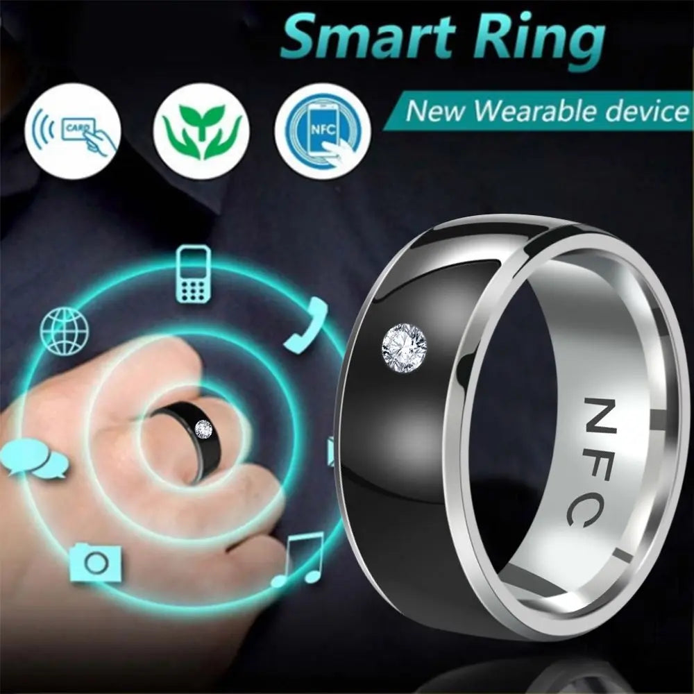 Vuria® Titanium NFC Smart Ring (Fully Programmable)
