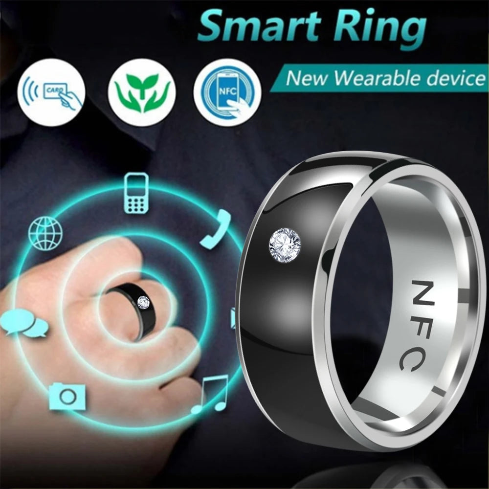 Vuria® Titanium NFC Smart Ring (Fully Programmable)