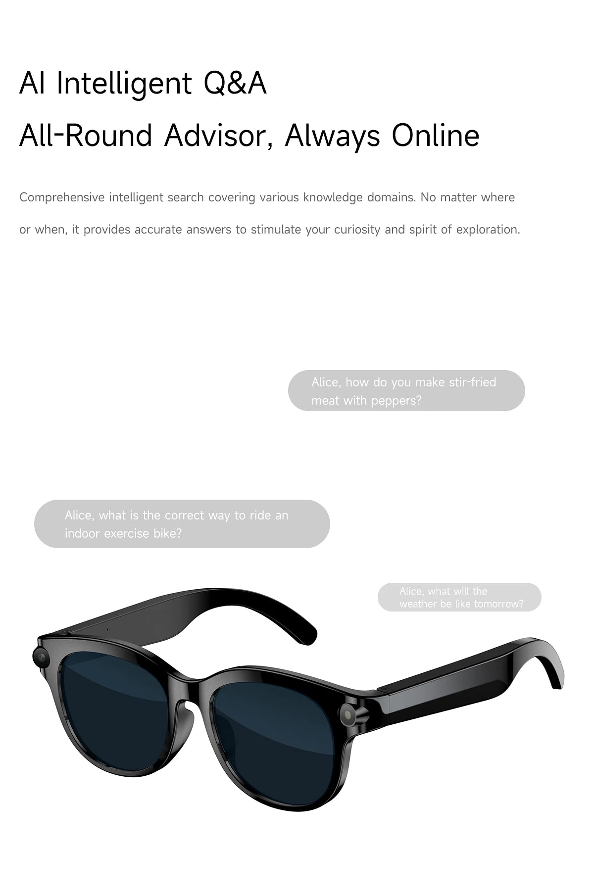 Vuria® Active Outdoor AI Smart Glasses