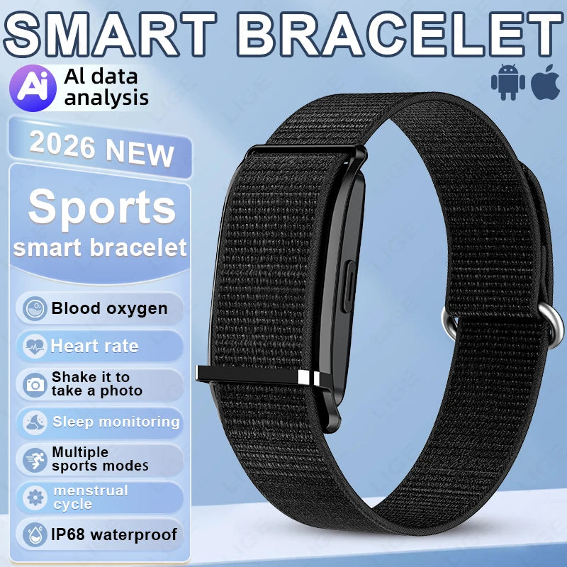 Vuria® Screenless Activity Tracker & Health Monitor (Nylon Sport Band)