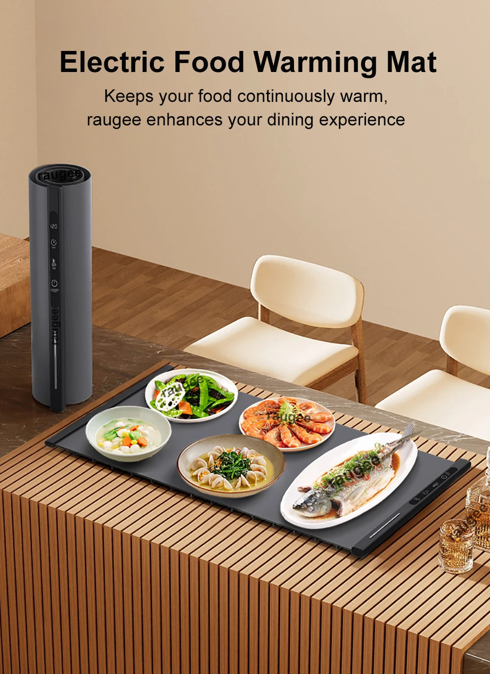 Vuria® Ultra-Slim Silicone Warming Mat | Precision Thermal Tableware
