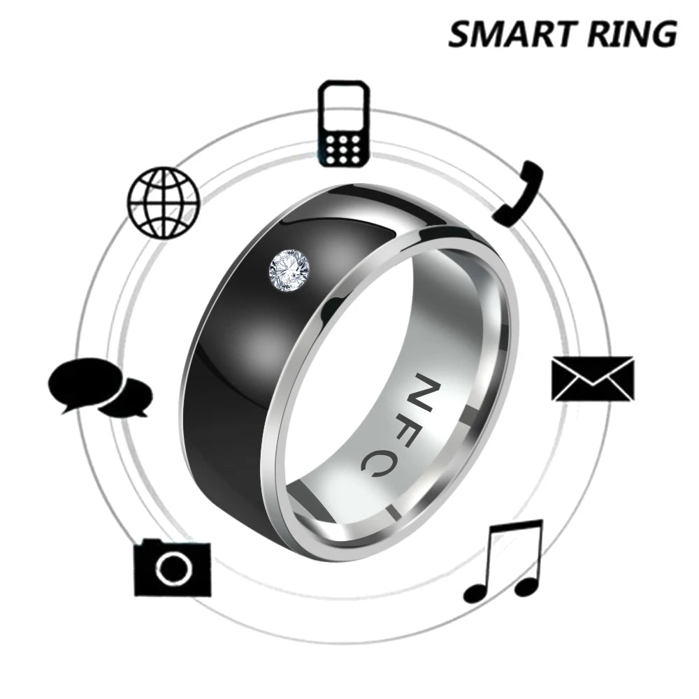 Vuria® Titanium NFC Smart Ring (Fully Programmable)