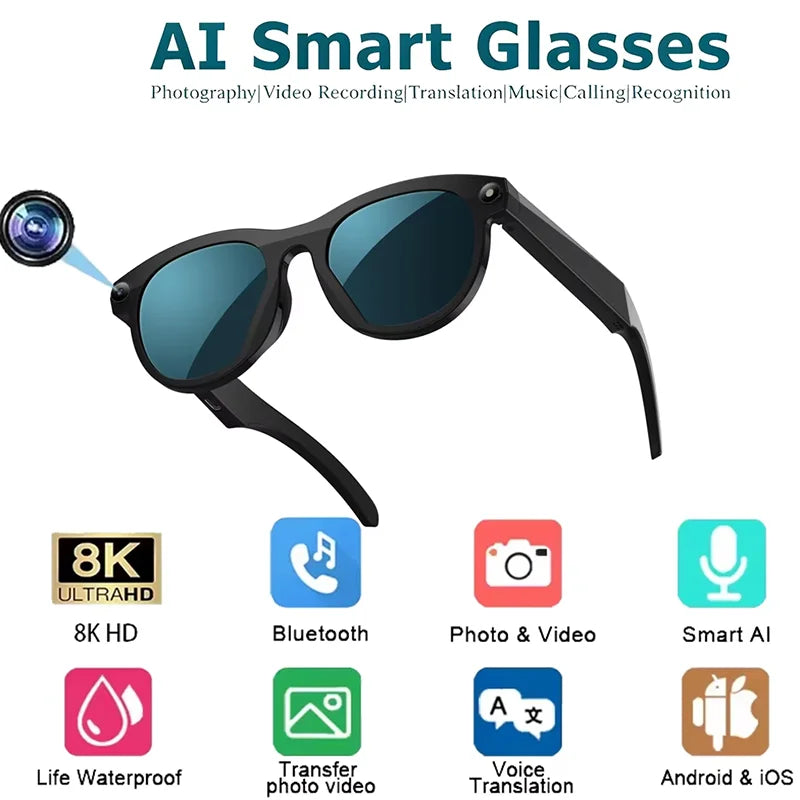 Vuria® 8K AI Smart Camera & Translation Glasses