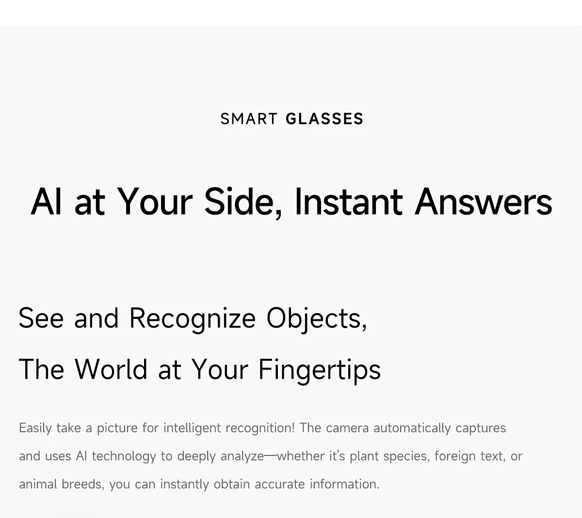 Vuria® Active Outdoor AI Smart Glasses