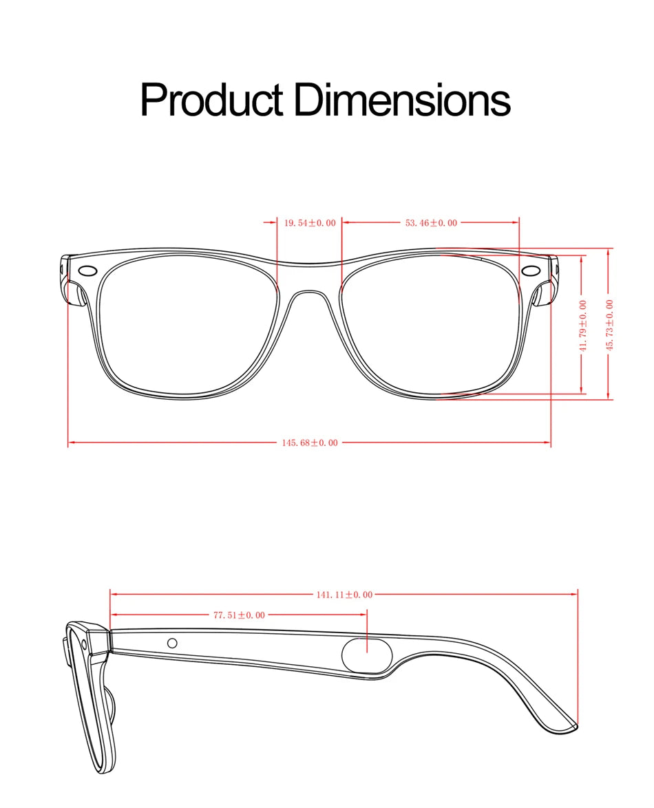 Vuria® Ultra-Light AI Translation Smart Glasses (Anti-Blue Light)