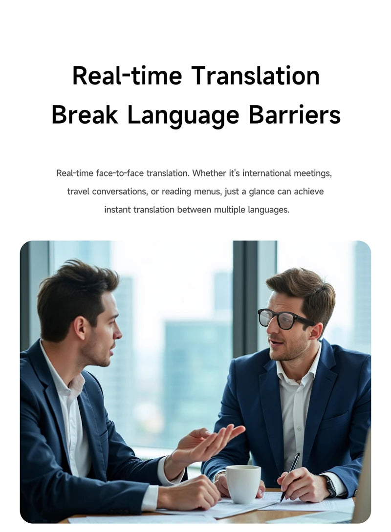 Vuria® 8K AI Smart Camera & Translation Glasses
