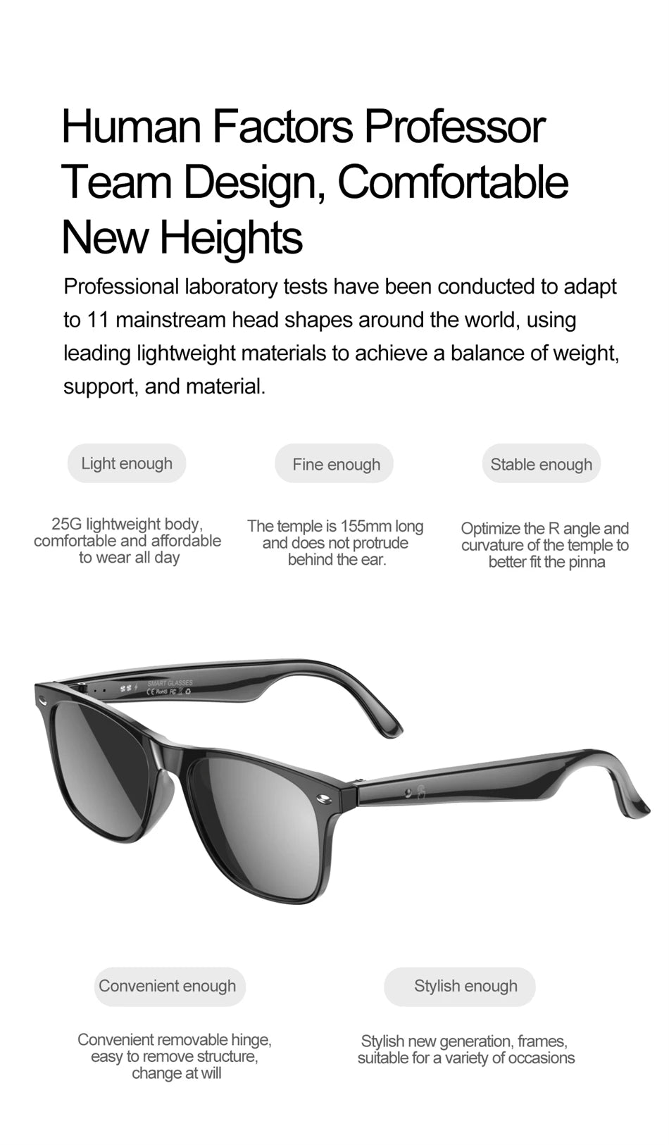 Vuria® Ultra-Light AI Translation Smart Glasses (Anti-Blue Light)