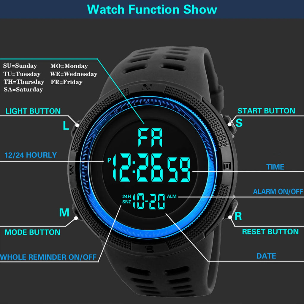 Vuria® Stealth Tactical Sports Watch
