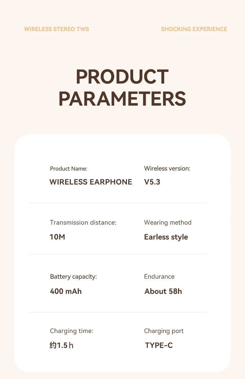 Vuria® Vox AI Translator Earbuds