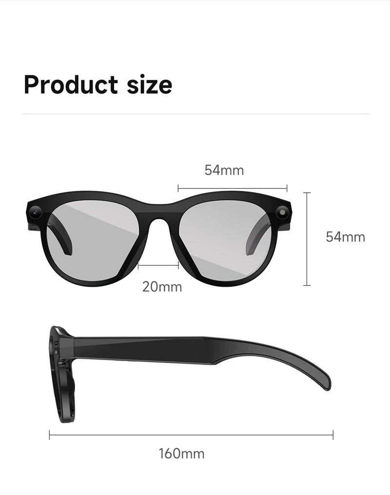 Vuria® 8K AI Smart Camera & Translation Glasses