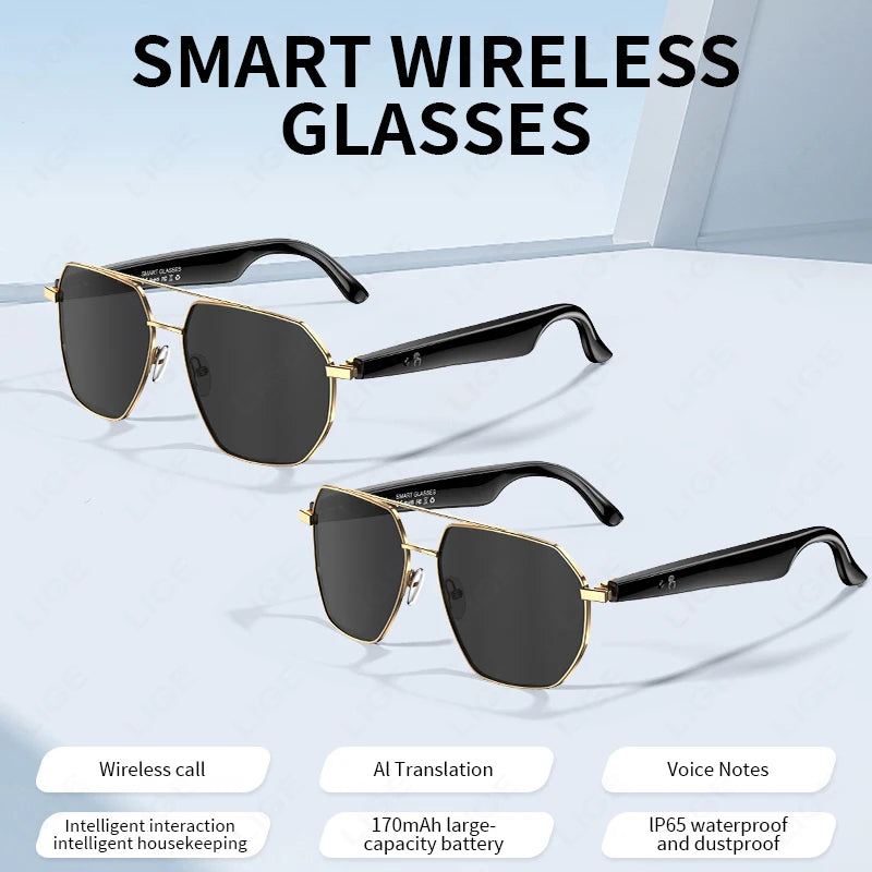 Vuria® Ultra-Light AI Translation Smart Glasses (Anti-Blue Light)