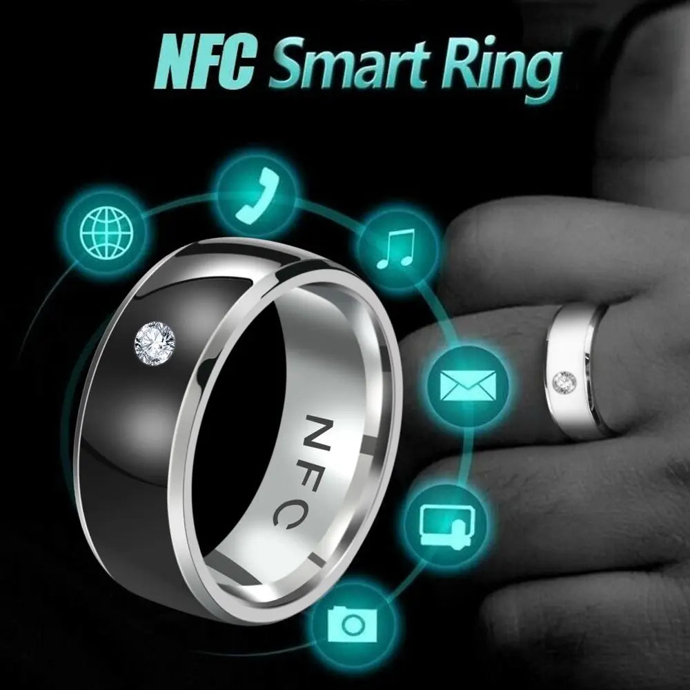 Vuria® Titanium NFC Smart Ring (Fully Programmable)
