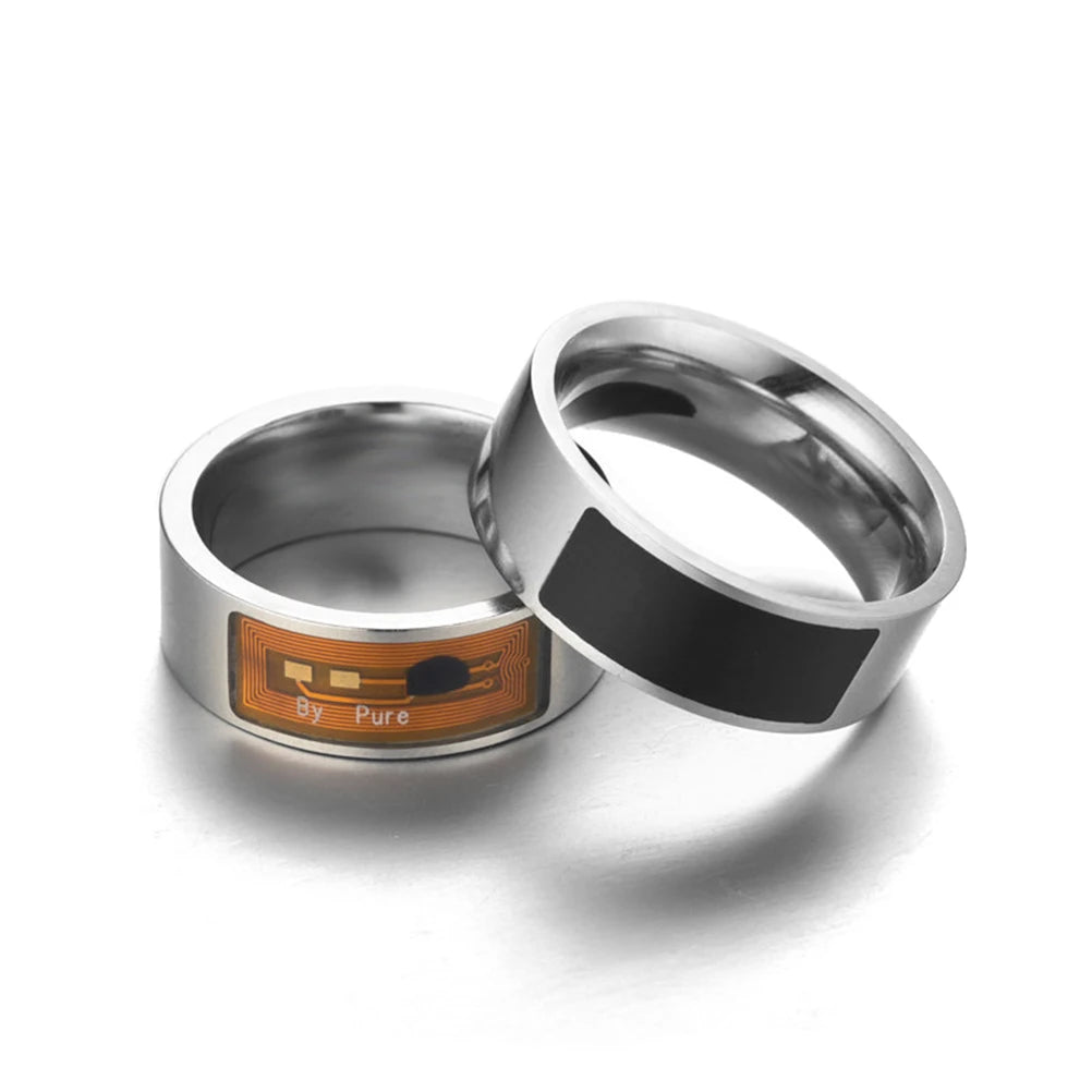 Vuria® Transparent NFC Smart Ring (No Charging Required)