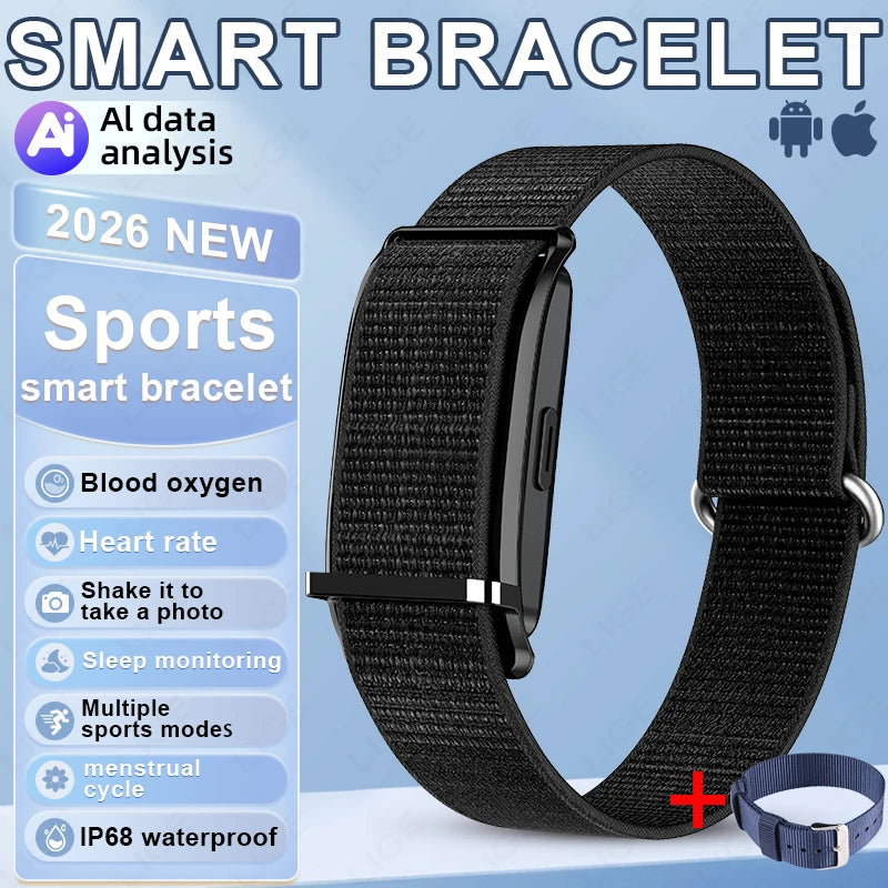 Vuria® Screenless Activity Tracker & Health Monitor (Nylon Sport Band)