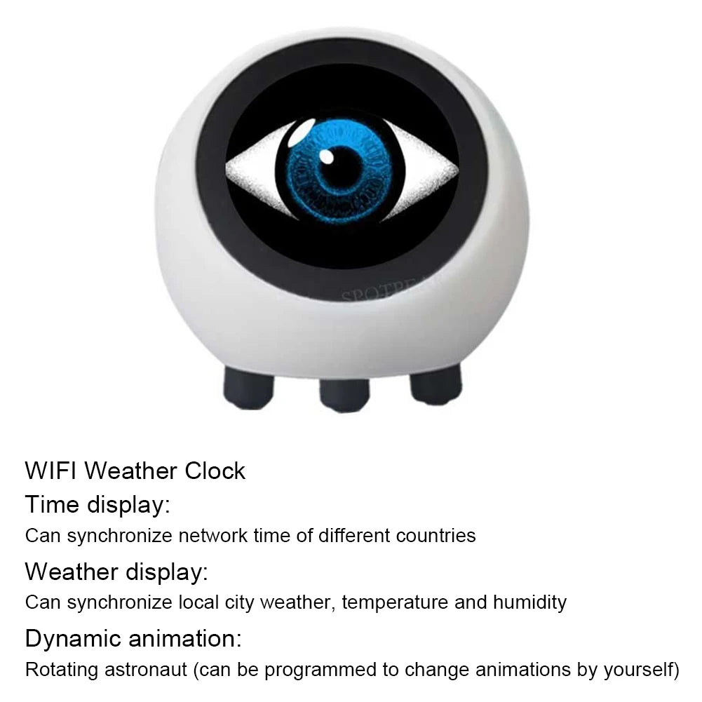 Vuria® Smart AI Desktop Robot (DeepSeek Voice Assistant & Weather Station)