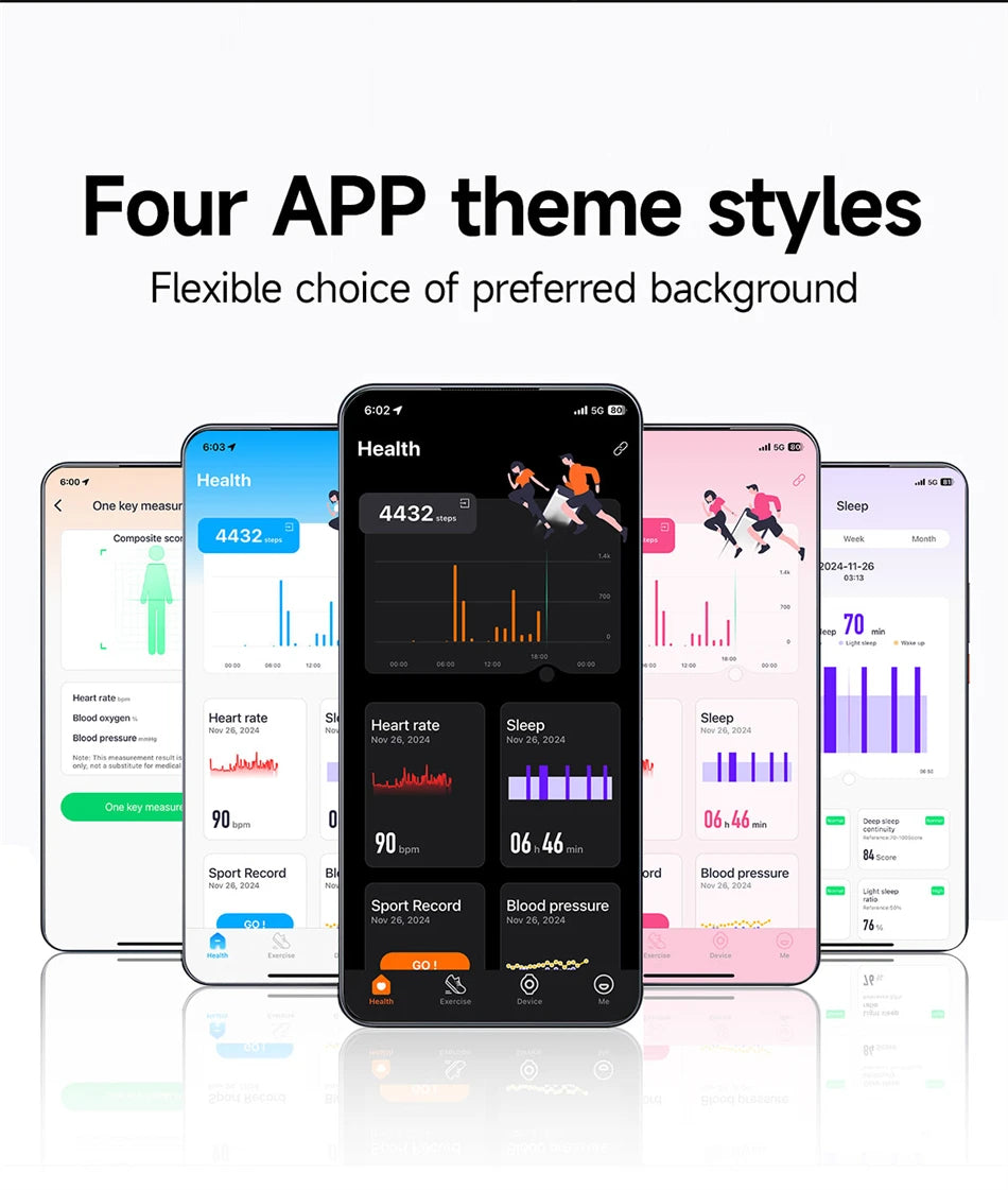 Vuria® Minimalist AI Health & Fitness Band (24/7 Vitals Monitor)