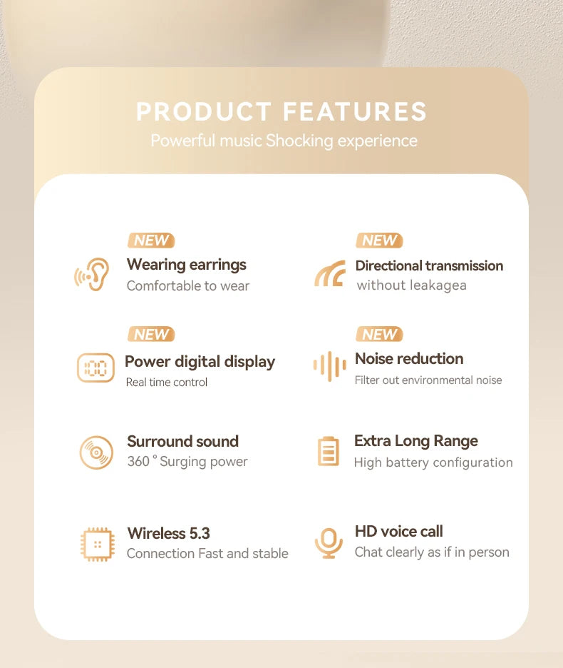 Vuria® Vox AI Translator Earbuds