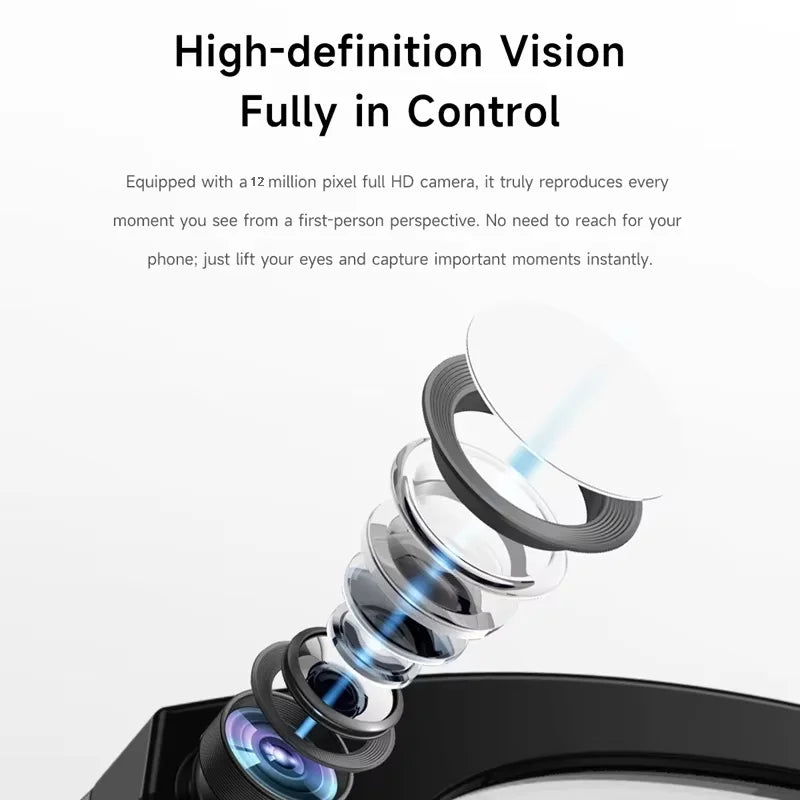 Vuria® 8K AI Smart Camera & Translation Glasses