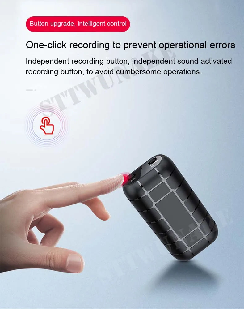 Vuria® Stealth Magnetic Micro Voice Recorder (500-Hour Battery)