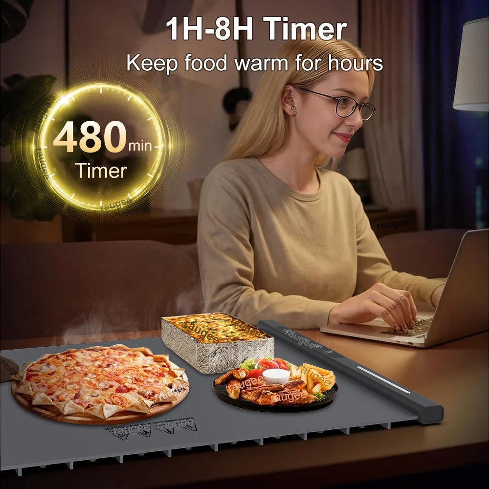 Vuria® Ultra-Slim Silicone Warming Mat | Precision Thermal Tableware