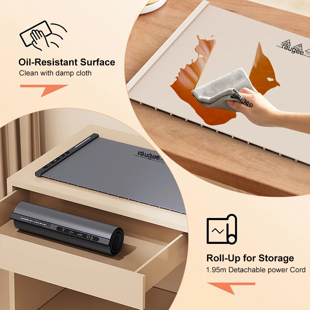 Vuria® Ultra-Slim Silicone Warming Mat | Precision Thermal Tableware