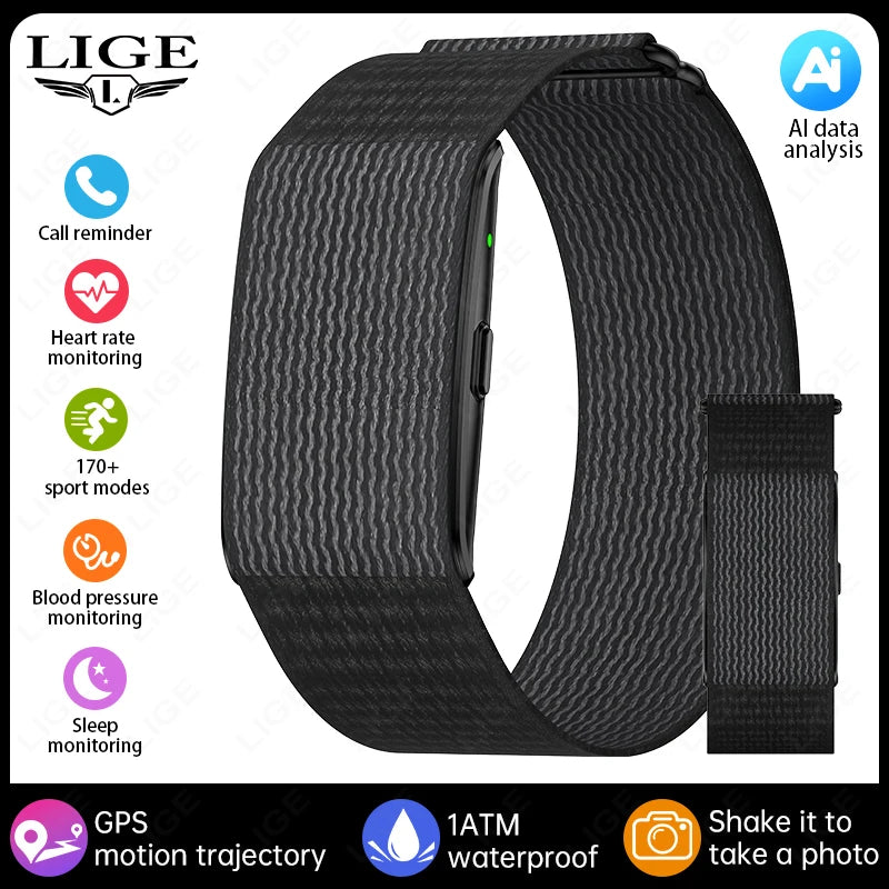 Vuria® Minimalist AI Health & Fitness Band (24/7 Vitals Monitor)