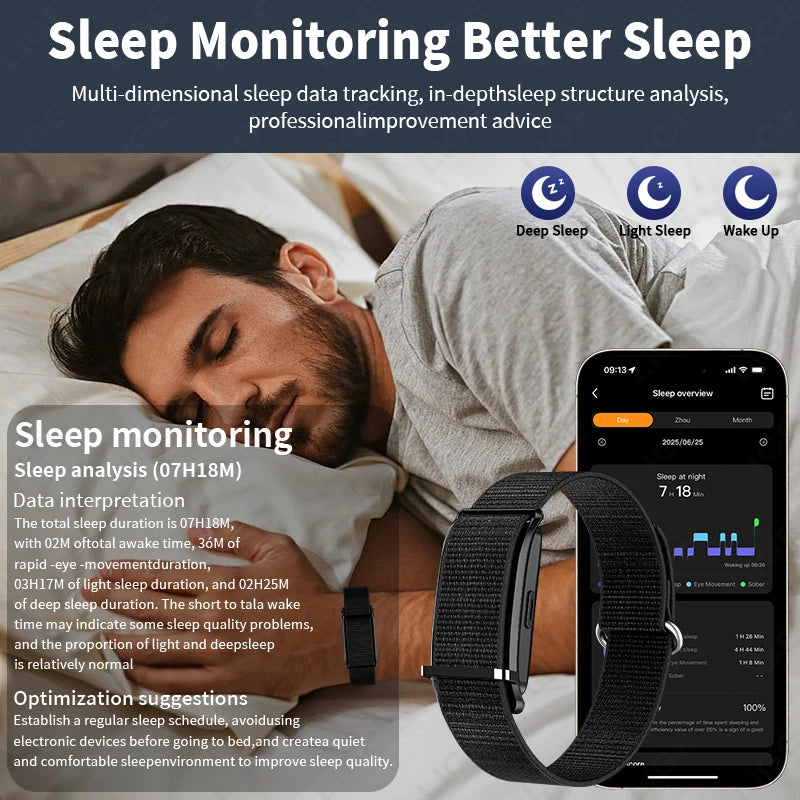 Vuria® Screenless Activity Tracker & Health Monitor (Nylon Sport Band)