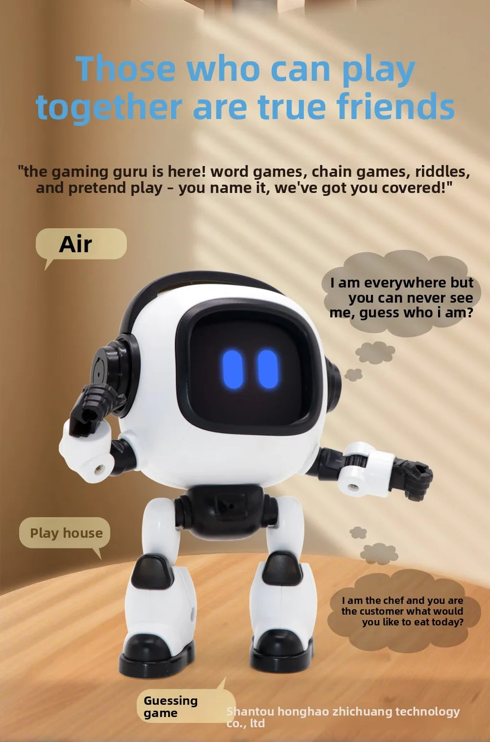 Vuria® AI Interactive Desk Robot & Smart Learning Companion