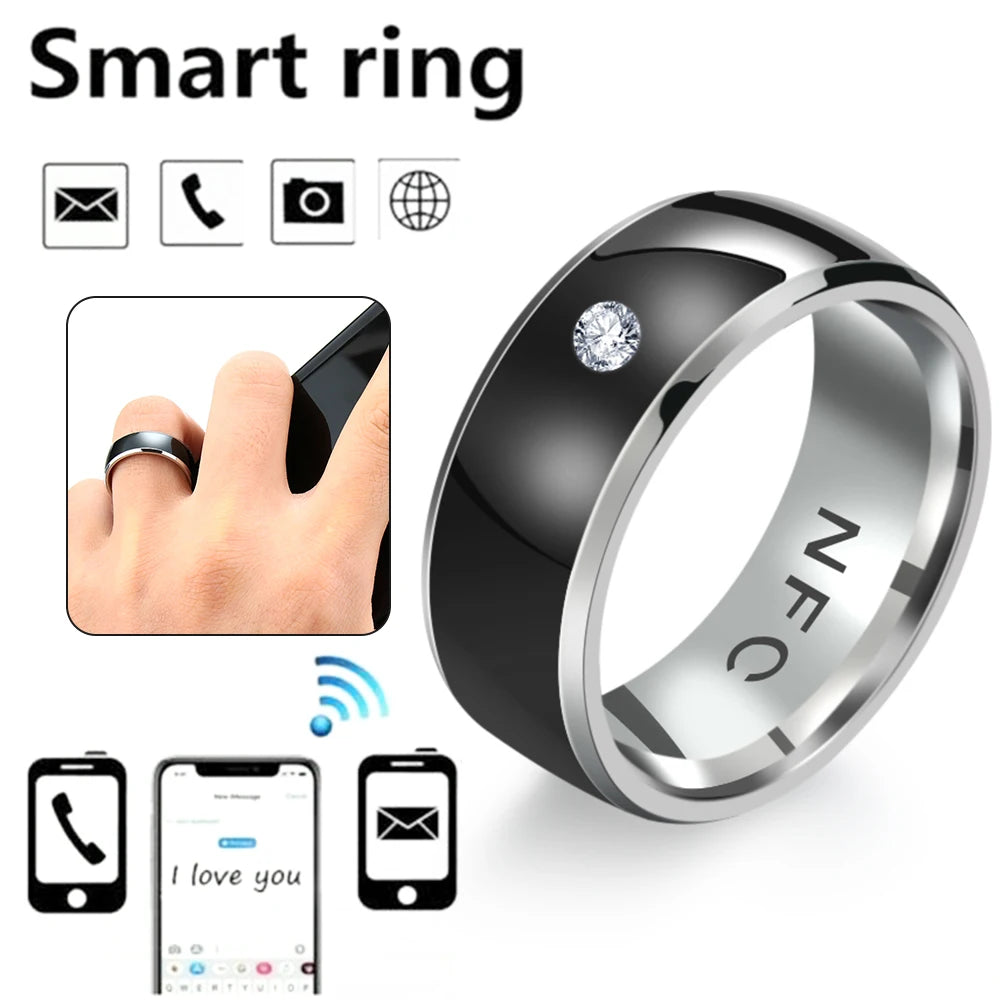 Vuria® Titanium NFC Smart Ring (Fully Programmable)