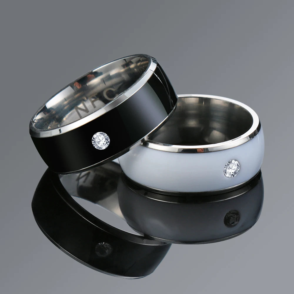 Vuria® Titanium NFC Smart Ring (Fully Programmable)