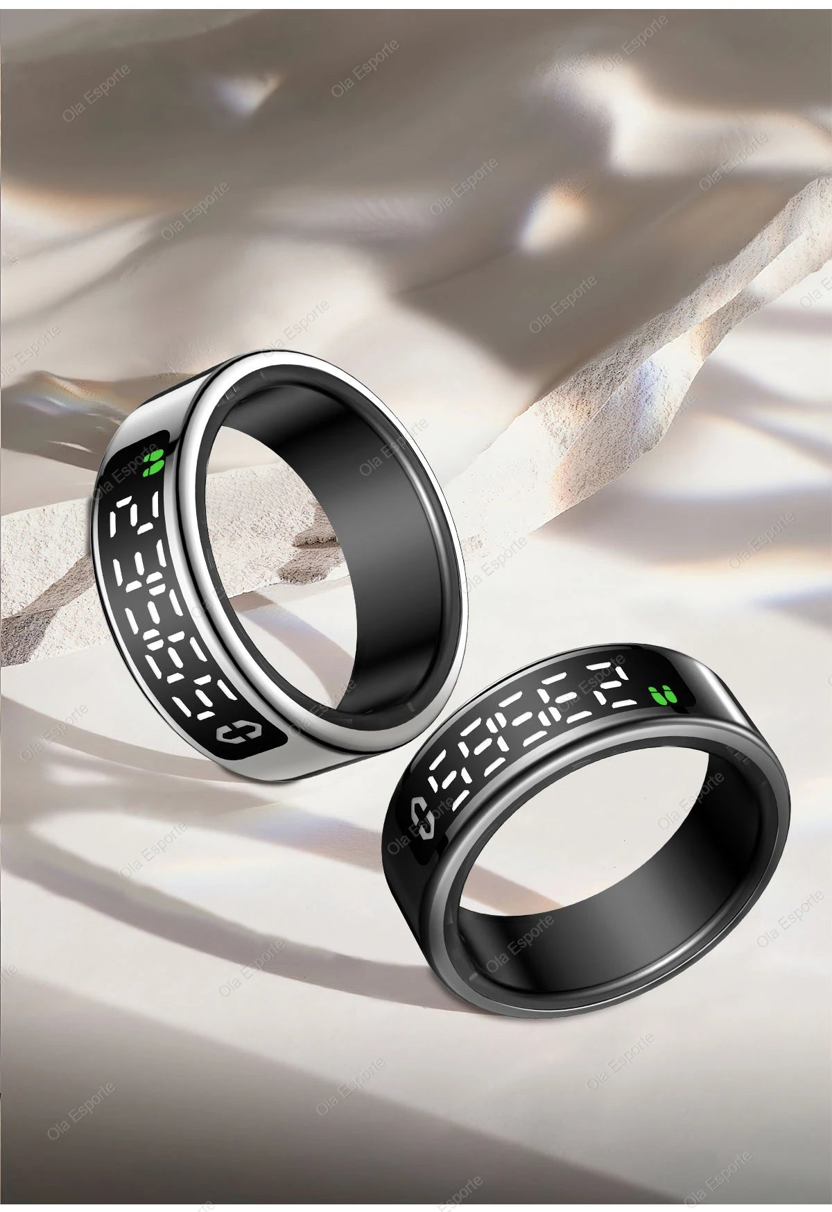 Vuria® Smart Touch Ring with Interactive Display (Health & Fitness Tracker)