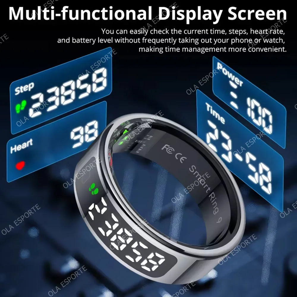 Vuria® Smart Touch Ring with Interactive Display (Health & Fitness Tracker)