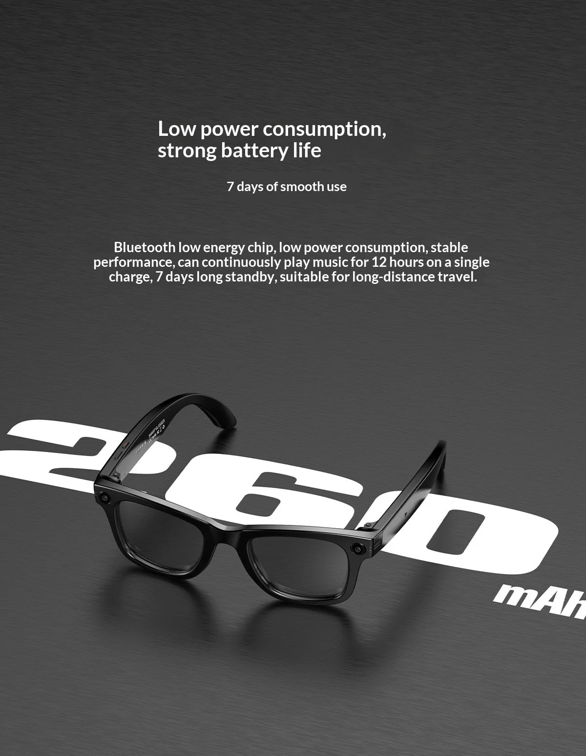 Vuria® 8MP Vlogging AI Smart Glasses (16GB Memory & ChatGPT)