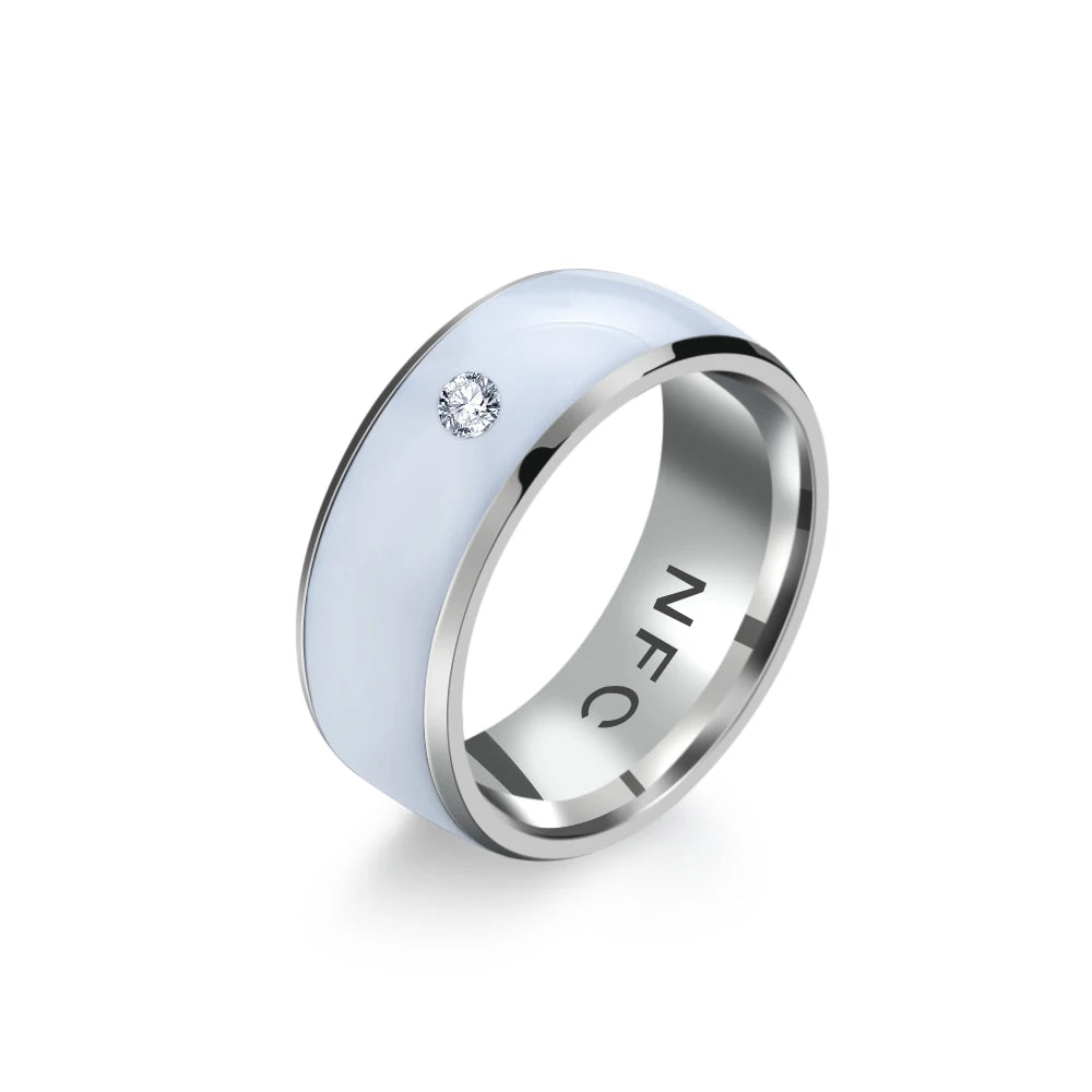 Vuria® Titanium NFC Smart Ring (Fully Programmable)