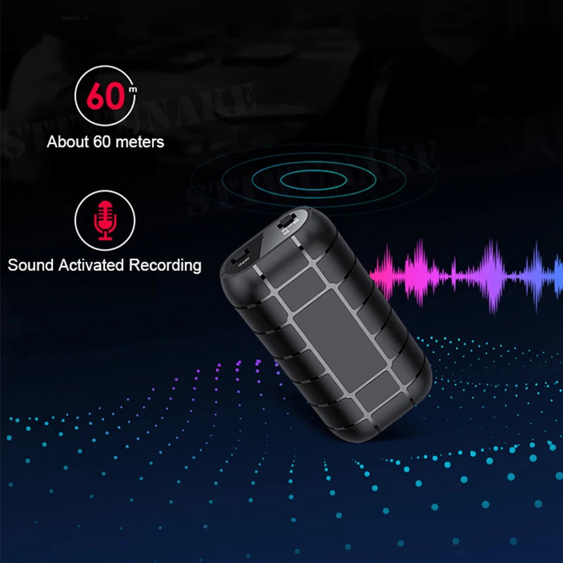 Vuria® Stealth Magnetic Micro Voice Recorder (500-Hour Battery)