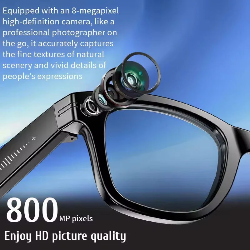 Vuria® ChatGPT 4.0 AI Smart Glasses (8MP Camera & Real-Time Translation)