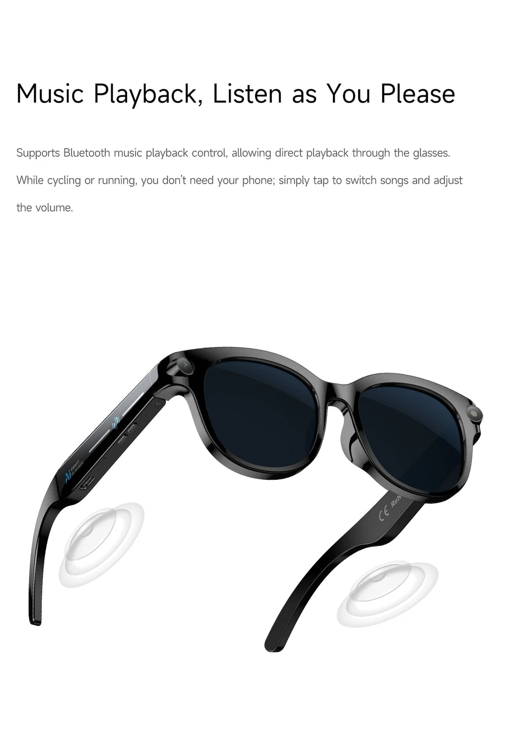 Vuria® Active Outdoor AI Smart Glasses