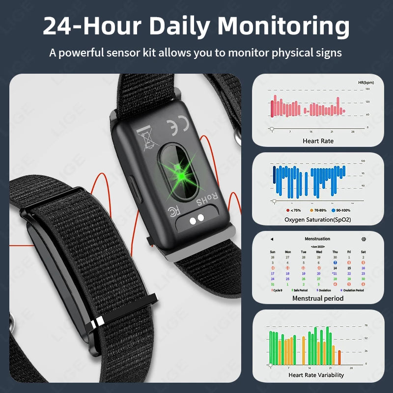 Vuria® Screenless Activity Tracker & Health Monitor (Nylon Sport Band)