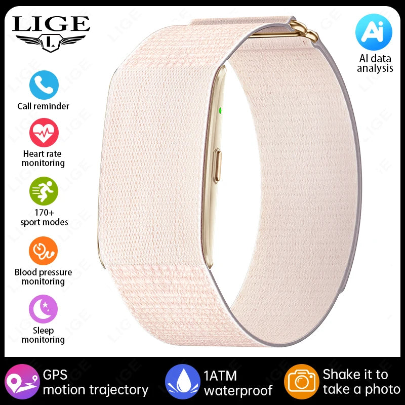Vuria® Minimalist AI Health & Fitness Band (24/7 Vitals Monitor)