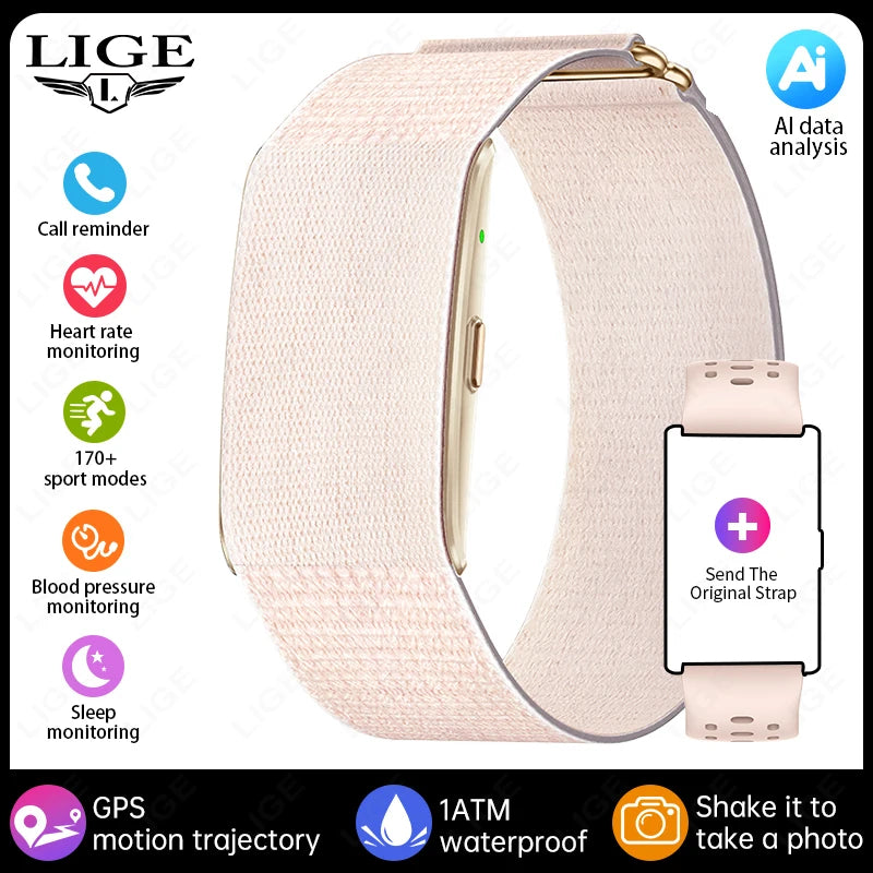 Vuria® Minimalist AI Health & Fitness Band (24/7 Vitals Monitor)